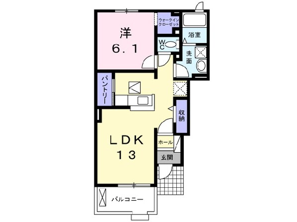 レスポアールⅤの物件間取画像